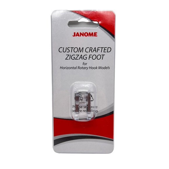 Janome Custom Crafted Zigzag Foot for Horizontal Rotary Hook Models #200-137-003 - Picture 1 of 7